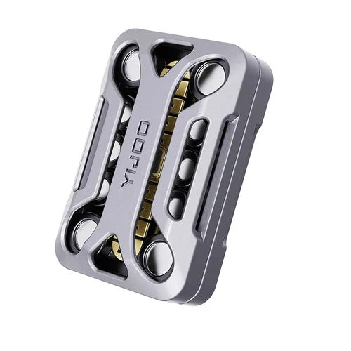 EDC Fidget Slider Metal Push Toy Stress Relief ADHD Anxiety Desk Gadget Gift 07FC0E-D4 - KOEEK