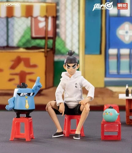 in Stock GONG ANIME SCISSOR SEVEN WU LIUQI 1/8 ARTICULATED FIGURE TOYS 07FC0E-D4 - KOEEK