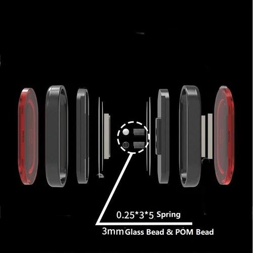 PC Fidget Slider Mechanical EDC Haptic Fidget Toy Stress Relief Fidget Clicker 07FC0E-D4 - KOEEK