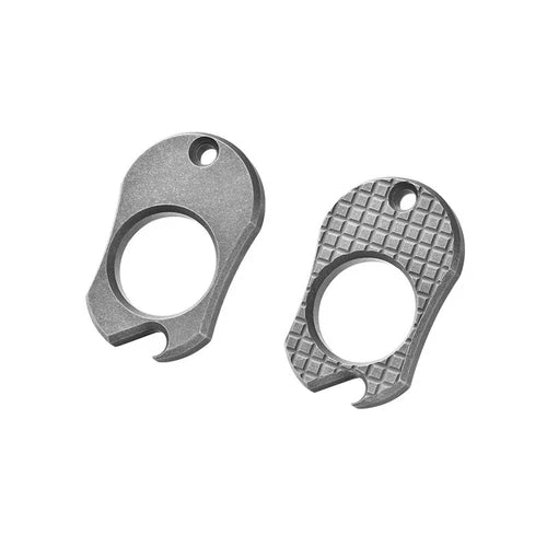 1pcs EDC Titanium Bottle Opener Keychain Necklace Pendant Outdoor Multi Tool 07FC0E-D4 - KOEEK