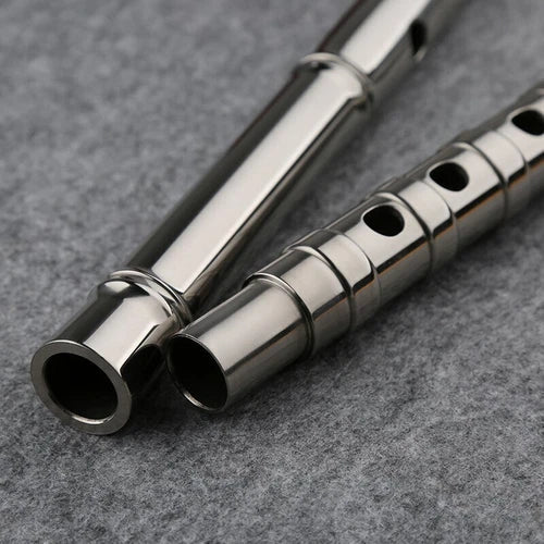 Kung Fu Di Zi Titanium Profession Flute Chinese Traditional Musical Instrument 07FC0E-D4 - KOEEK