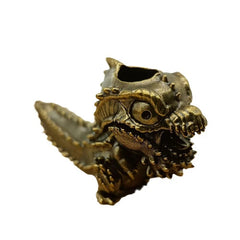 Dinotyrannus Brass Bead Parachute Cord Knife Lanyard Pendant EDC DIY Accessories 07FC0E-D4 - KOEEK