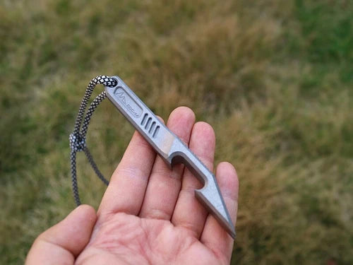 CNC TC4 Pry Bar Crowbar EDC Bottle Opener Cutter Pocket Outdoor Multi Tools 07FC0E-D4 - KOEEK