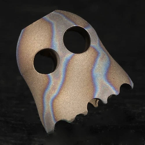 Pac-Man Monsuta Ghost Titan Alloy Bead EDC Zipper Pull knife lanyard EDC bead 07FC0E-D4 - KOEEK
