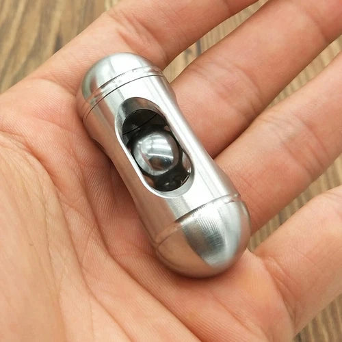 Stainless Steel Metal Decompression Toy EDC Carry Boring Toys Play Tool 07FC0E-D4 - KOEEK