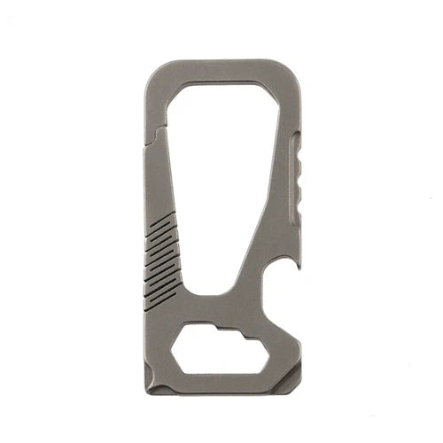 Titanium Alloy Carabiner Key Chain Clip Snap Hook Buckle Key Ring Outdoor EDC 07FC0E-D4 - KOEEK