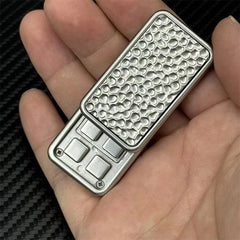 Zinc Alloy Mechanical Push Fidget Slider Fashion EDC Fidget Stress Relief Toys 07FC0E-D4 - KOEEK