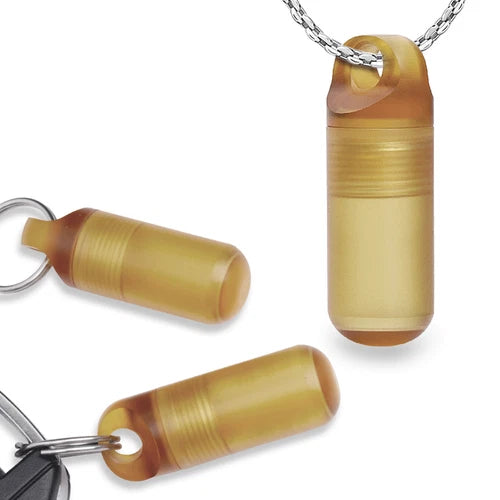 PEI ULTEM Pocket Waterproof Pill Case Holder Organizer Box Container Keychain 07FC0E-D4 - KOEEK
