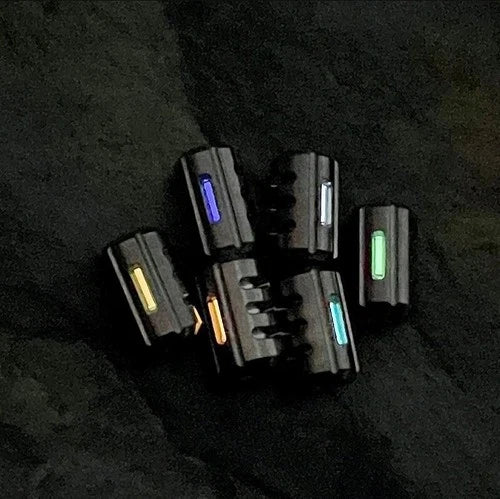 Titanium Knife Lanyard Bead Paracord Pendant Glow in the Dark 25 Years Life EDC 07FC0E-D4 - KOEEK