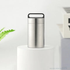 EDC Titanium Alloy Waterproof Pill Case Capsule Seal Container Storage Box 07FC0E-D4 - KOEEK
