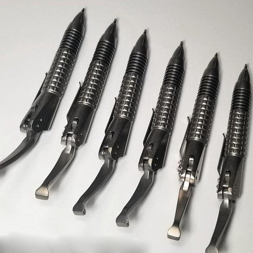 Titanium Alloy Signature Pen Technology Siphon Pen Outdoor Multi-functional Tool 07FC0E-D4 - KOEEK