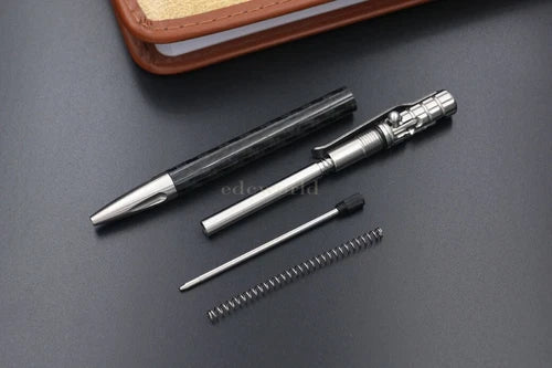 MG Carbon Fiber Pocket Ball Pen Business office Daily Signature Pen Portable EDC MG - KOEEK