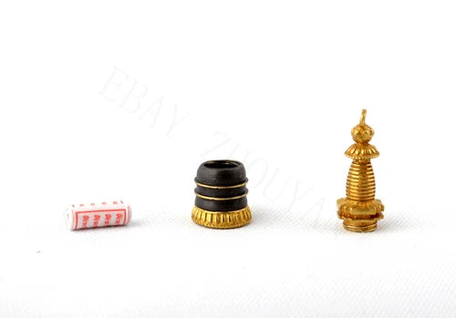 BLESSED BUDDHISM GILT PENDANT STUPA FOR HOLDING NECTAR PILLS & SUTRA = 07FC0E-D4 - KOEEK