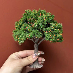 Miniature Fruit Tree Model Wire Trunk Landscape Diorama Scenery Craft Material 07FC0E-D4 - KOEEK