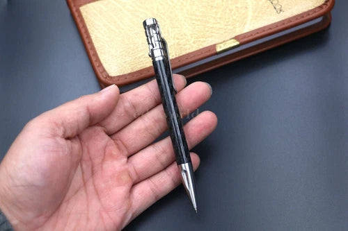 MG Carbon Fiber Pocket Ball Pen Business office Daily Signature Pen Portable EDC MG - KOEEK