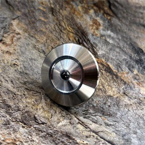 Titanium Stainless Steel Spinning Top Gyroscope Gyro Desktop Fidget Toy EDC Gift 07FC0E-D4 - KOEEK