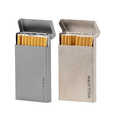 Titanium Cigarette Box Smoker Portable The Pack Metal Protective Case 07FC0E-D4 - KOEEK