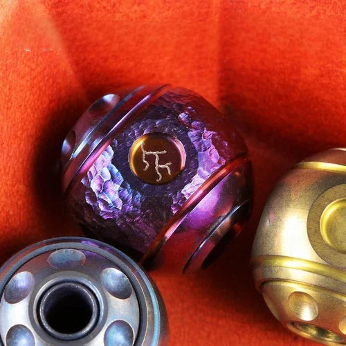 Titanium Knife Lanyard Bead Paracord Necklace Pendant Fidget Spinner EDC Charm 07FC0E-D4 - KOEEK