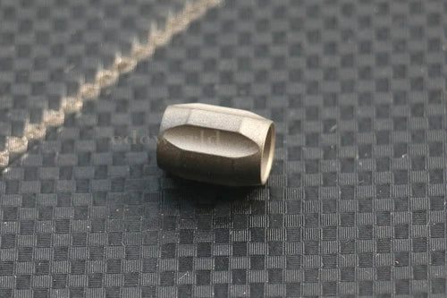 EDC Titanium Alloy Knife Bead Parachute Cord Lanyard Pendant Bead DIY Keychain 07FC0E-D4 - KOEEK