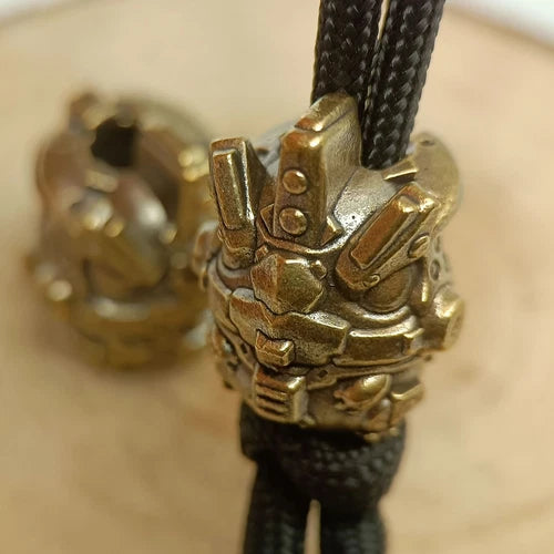 Mechanical Dinosaur Brass Bead Parachute Cord Knife Lanyard Pendant Accessories 07FC0E-D4 - KOEEK