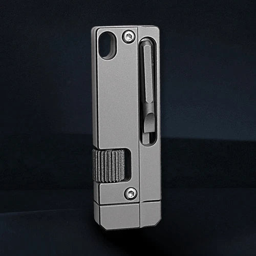 For EDC Titanium Alloy Multi tool Adjustable Wrench Pocket With Bit Holder HOT 07FC0E-D4 - KOEEK