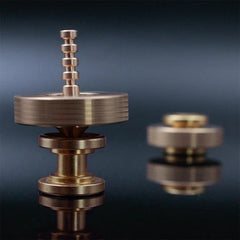 EDC Brass Hand Twisting Spinning Top Gyro Ceramic Bead Gyro Toy EDC Toy Gift 07FC0E-D4 - KOEEK