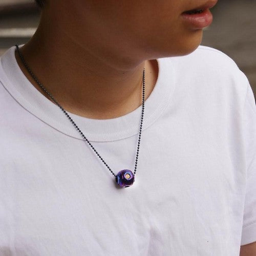 Titanium Knife Lanyard Bead Paracord Necklace Pendant Fidget Spinner EDC Charm 07FC0E-D4 - KOEEK