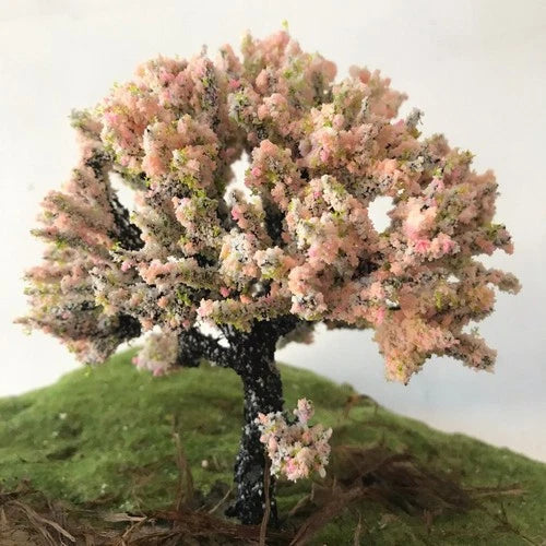 18cm Model Wire Tree Pink Cherry Blossom Tree Diorama Scene Landscape 07FC0E-D4 - KOEEK