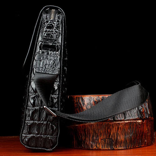 Men's Luxury Bag Alligator Crocodile Skin Shoulder Messenger Bags 07FC0E-D4 - KOEEK