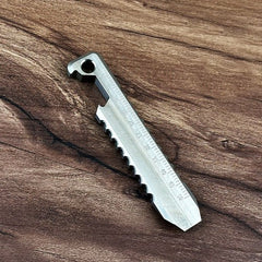 TITANER Titanium Pry Bar Crowbar Multi Tools Ruler Bottle Opener Outdoor EDC TITANER - KOEEK