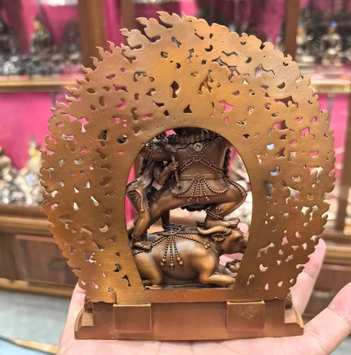 15CM Feng Shui Amaraja Buddha Copper Statue Collection 07FC0E-D4 - KOEEK