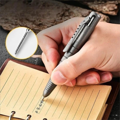 Titanium Ballpoint Pen Bolt Action Office Signature Writing Pocket EDC Gifts 07FC0E-D4 - KOEEK
