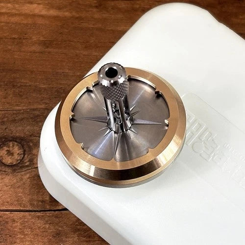 Titanium Brass Spinning Top Desktop Spinner Gyro Fidget Toy Stress Relief EDC 07FC0E-D4 - KOEEK