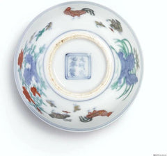 Chicken Cup Porcelain Royal Style Retro Color Glaze 07FC0E-D4 - KOEEK
