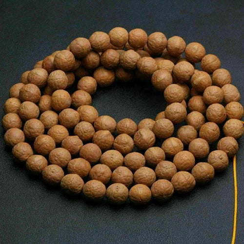 108  14mm Tibetan Buddhist Bodhi Prayer Pearl Mala Necklace - 07FC0E-D4 - KOEEK
