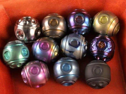 Titanium Knife Lanyard Bead Paracord Necklace Pendant Fidget Spinner EDC Charm 07FC0E-D4 - KOEEK