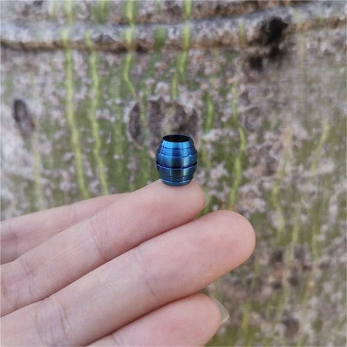 Titanium Knife Lanyard Bead Paracord Necklace Pendant Bracelet Making EDC Beads 07FC0E-D4 - KOEEK