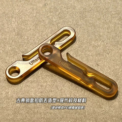 EDC Ultem PEI Key ring Keychain Car Pendant EDC Outdoor Tool 07FC0E-D4 - KOEEK