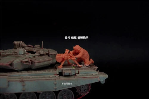 3D Printed 1/72 Modern Russian infantry tank soldier sitting 8 Person Model 07FC0E-D4 - KOEEK