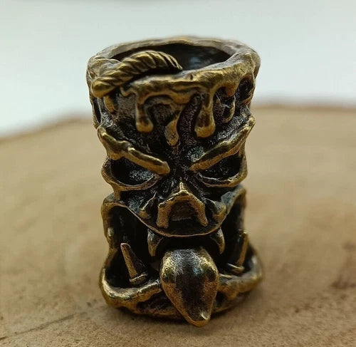 Candle Monster Brass Bead Parachute Cord Knife Lanyard Pendant DIY Accessories 07FC0E-D4 - KOEEK