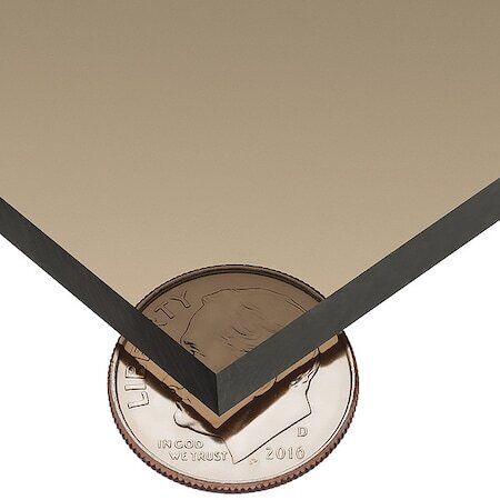 new Zoro Select Bronze Polycarbonate Sheet Stock 48" L x 24" W ZORO - KOEEK