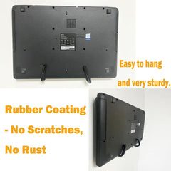 new 2 Pack Adjustable Plate Hangers,Wall Mount Display Stands Black 07FC0E-D4 - KOEEK