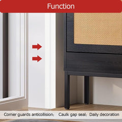 new Flexible Corner Trim Moulding, Peel and Stick Wall 4 CM（W）x20 FT（L）, White 07FC0E-D4 - KOEEK