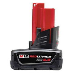 ny Milwaukee Tool 48-11-2440 M12 Redlithium Xc 4.0 batteripakke med udvidet kapacitet