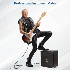 new 2-Pack Guitar Cable, 10ft Electric AMP Cord for Bass &... 07FC0E-D4 - KOEEK