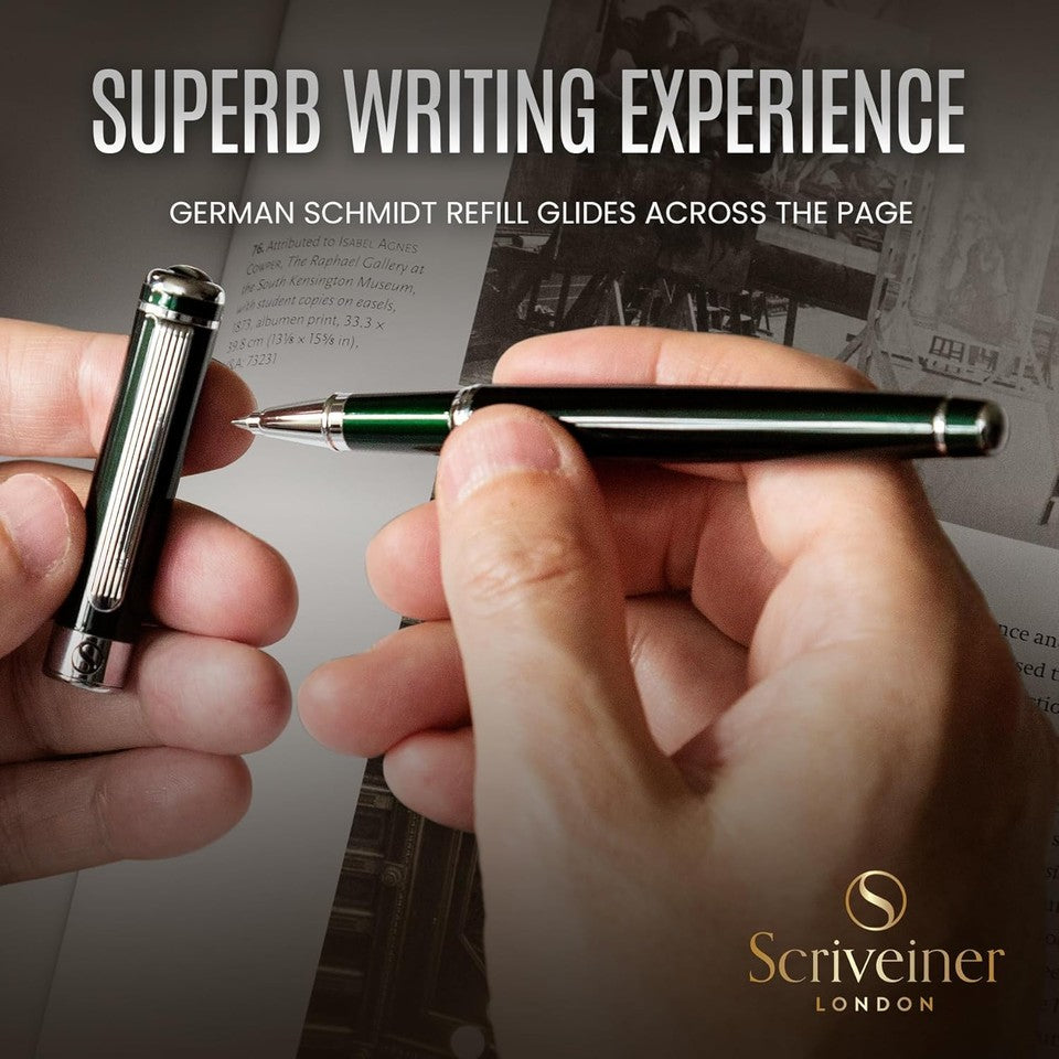new Scriveiner British 1 Count (Pack of 1), -British Racing Green with Chrome SCRIVEINER - KOEEK