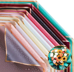 new FUSHENMU 20 Sheets Flower Wrapping Paper Bouquet Mixed Color FUSHENMU - KOEEK
