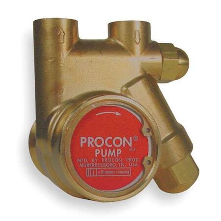 ny Procon 111A100f11aa 250 pumpe, roterende vinge, messing, maks. Flow (Gph): 112