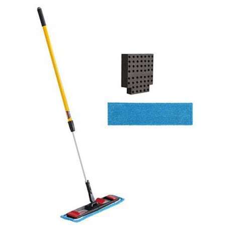 new Rubbermaid Commercial 2132426 42 In Adaptable Flat Mop Pad Kit, Yellow Steel koeek - KOEEK