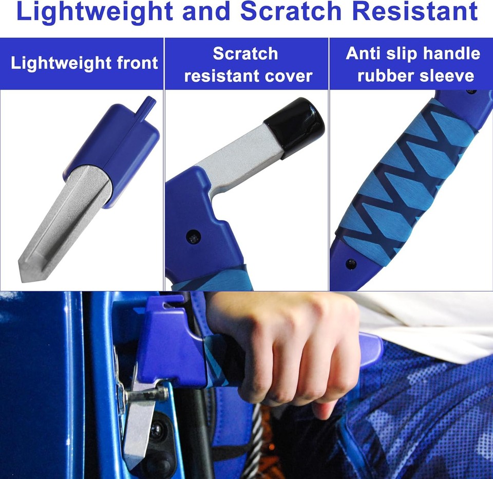 new DAORFAA 2 Pack Car Door Handle for Elderly Assist Portable Blue